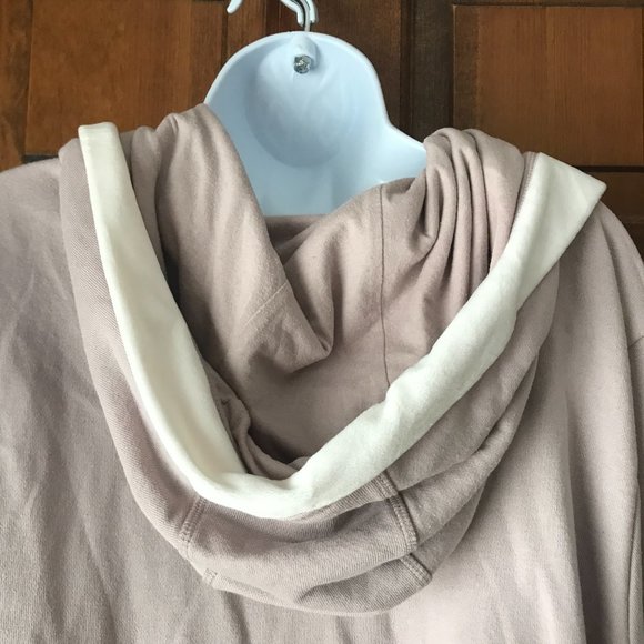 Calvin Klein Performance Mauve/Ivory Hoodie Jacket & Drawstring Joggers Set 3X - Picture 7 of 16